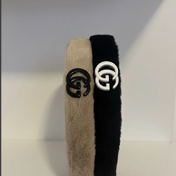 2pc Black & Tan Headband Set - Picture 2 of 2